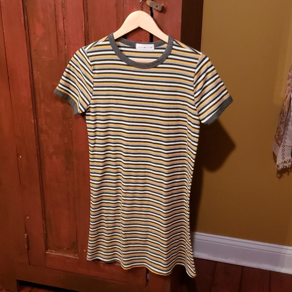 Coco and Main striped t-shirt dress